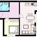 Apartament spațios cu un dormitor în Brothers Miladinov - 0