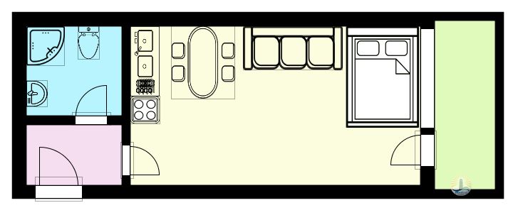 Wohnung mit einem Schlafzimmer in Pomorie - 0