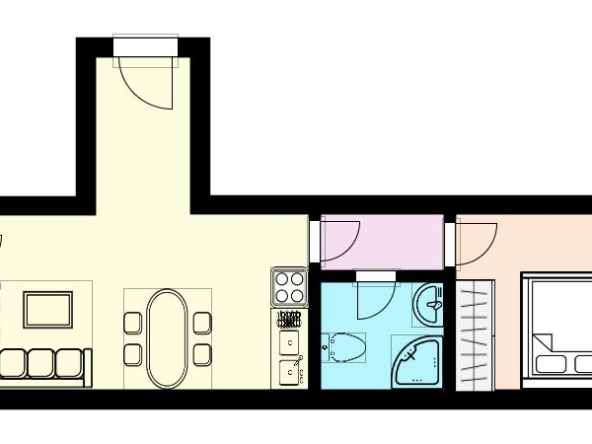 Przytulny apartament z jedną sypialnią w Pomorie - 0
