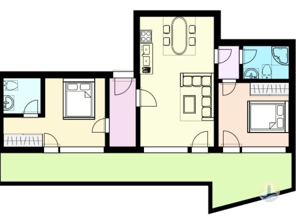 Apartament cu două camere în Pomorie - 0