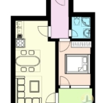 Appartement mit einem Schlafzimmer in Pomorie - 0