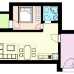Przestronny apartament z jedną sypialnią w Pomorie - 0